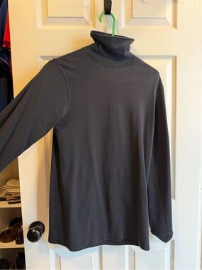 Men's Black Turtleneck Sweater - Classic Long Sleeve